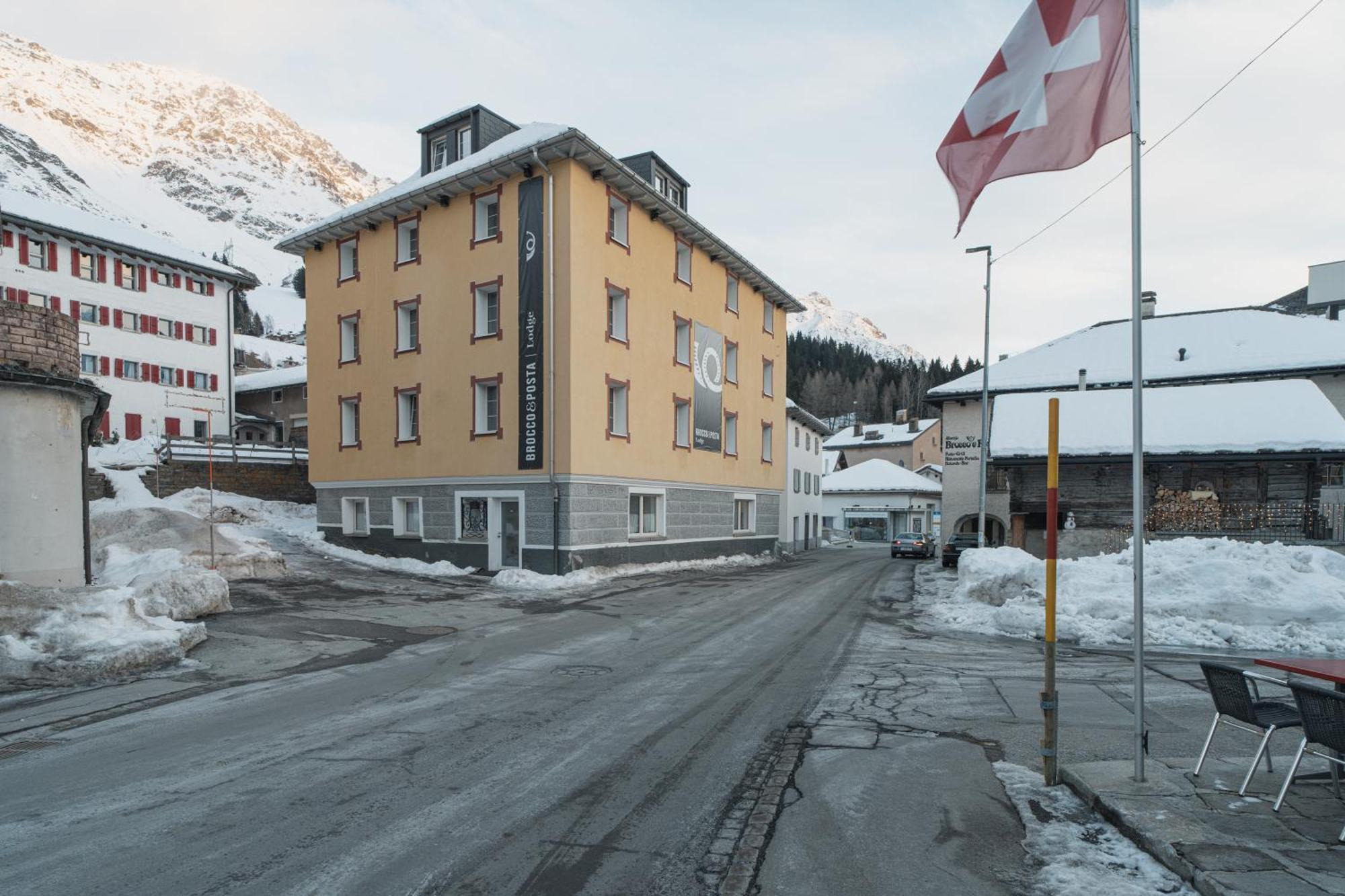 Lodge Brocco & Posta San Bernardino Buitenkant foto